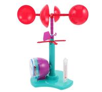 Kisangel Gioco Educativo Stem Anemometro e Indicatore Direzione Vento per Kit Esperimenti Te per Apprendimento Scientifico Interattivo