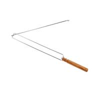 Kisangel griglia pieghevole supporti ad ala per griglie pollo per griglia spiedini di metallo per grigliare campeggio barbecue picnic Rack grigliare Acciaio inossidabile
