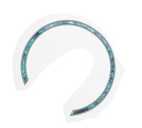 Kisangel Guitar Sound Hole Decal Adesivo Inlay Per Chitarra e Ukulele Decorazione Fiori Blu Facile Applicazione e Rimozione Senza Tracce Adesivo Protettivo Per Strumenti Musicali