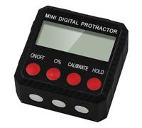 Kisangel Inclinometro Digitale Mini in Metallo con Livella Calamita Goniometro Elettronico con Display LCD Retroilluminato Misuratore di Gradi Precisione per Industria Auto e Strumenti
