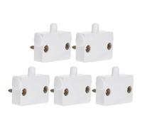 Kisangel Interruttore Luce Porta Armadio 5 Pezzi Per Illuminazione Automatica Dispensa e Mobili, Accensione Spegnimento Luce Attivata Apertura Porta, Resistente e Multifunzione Per Armadi a Muro