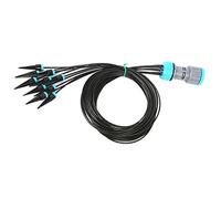 Kisangel Irrigazione per Kit Completo per Irrigazione Materiale Resistente per Piante Esterno e Vacanze Colore Blu
