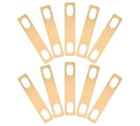 Kisangel Kit 10 Pezzi Spessori per Manico Chitarra e Basso in Ottone e Plastica Guarnizione di Sollevamento per Regolazione Altezza e Angolazione Accessori per Riparazione Manico