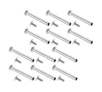 Kisangel Kit 12 Pezzi Rivetti Metallici per Riparazione Ventaglio Pieghevole Fai da Te, Perni di Ricambio 3mm X 30mm, Accessori Durevoli per Manutenzione e Sostituzione Ventilatori Fatti