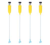 Kisangel Kit 4 Pezzi Barre di Sospensione per Lavatrice 51 Cm, Asta Stabilizzatrice Gialla Antivibrazione per Accessori di Riparazione Lavatrice, Ammortizzatore per Bilanciamento