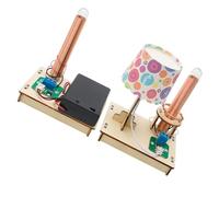 Kisangel Kit DIY Lampada da Tavolo con Trasmissione di Wireless Giocattolo Scientifico Educativo Stem per Principianti con Materiali Completi e Istruzioni Facili per Esperimenti di