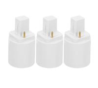 Kisangel Lamp Pin Base Fixture Bulb Base Converter Connector Da G24d A E27 Per Lampadina A 2 Pin, Ufficio E Casa, Set Da 3 Pezzi, Lunga Durata