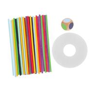Kisangel Legno Colorati per Bambini Educativo per Sviluppo Motorio Fine e Integrazione Sensoriale Set 10 per Giochi Creativi e Attività d'Apprendimento