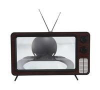 Kisangel Lente Ingrandimento Cellulare Vintage Tv Design Retro Schermo Amplificatore Portatile per Smartphone Riduce Affaticamento Vista Accessorio Video Casa Contemporanea