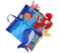 Kisangel Libro Di Stoffa Oceanico Per Ragazzo Ragazza Gioco Educativo Per Sviluppo Sensoriale Libretto Silenzioso Da Viaggio Per Ragazzo Ragazza Per La Lettura Prima Di Dormire e La