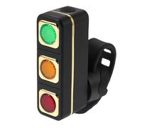 Kisangel Luce Posteriore per Bicicletta Ricaricabile Tramite USB-C: Accessori per la Sicurezza Durante la pedalata Notturna - Luce Posteriore per Bicicletta con modalità Rosso-Verde - Torcia di