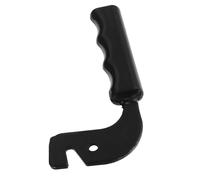 Kisangel Maniglia per Porta Stufa a Carbone Medio Impugnatura Antiscivolo Accessorio Robusto per Caldaie Residenziali Ferramenta per Maniglia Caminetto Installazione Semplice per Uso in