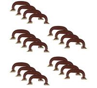 Kisangel Maniglie per Valigia in Plastica Semi-Rotonde 20 Pezzi Impugnature Antiscivolo per Cassette Attrezzi e Bagagli Sostituzione Rapida per Trasporto Ergonomico Attrezzature