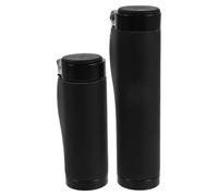 Kisangel Manopole retrò in Pelle Sintetica per Bici Doppio Blocco | Nero, per Manubri da 22, 2mm, Texture Vissuta, Kit Attrezzi e Adesivo