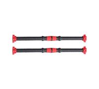 Kisangel Manubri Barre 50cm 2Pezzi con 4 Dadi Spinlock, Barra in, per Training Braccia e Gambe Colore Rosso Colore Casuale