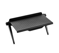 Kisangel Mensola per Schermo Computer in Plastica Nera Supporto Monitor da Scrivania Resistente e Multifunzionale Alzatina Salvaspazio per TV e Ufficio Design Moderno e Superficie Liscia