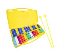 Kisangel Metallofono Percussione Note per Giocattolo Musicale Tavole Colorate Fisse su Base Strumento Educativo per Sviluppo Udito e Interesse Musicale