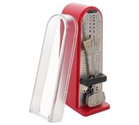 Kisangel Metronomo Meccanico Portatile Rosso per Pianoforte Chitarra Batteria, Accessorio Strumenti Musicali ad Alta Precisione, per Esercizi e Esami Musicali
