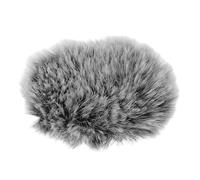 Kisangel Microfono Copertura con Cancellazione Rumore Schermo Antivento Sottile per Microfoni Piccolo Copertura Sfocata Pelliccia per Microfono Wireless Riduttore Rumore Vento Silenziatore