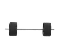 Kisangel Mini bilanciere 1/12 Accessori per casa delle bambole Mini manubri realistici che sembrano veri e propri simpatici accessori da palestra per la decorazione di case in miniatura