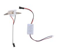 Kisangel Mini Faretto LED Incasso Luce Calda per Vetrine e Banconi Lampada Soffitto da Incasso Compatta per Illuminazione Espositiva Interni Design Salva Spazio per Display Armadio e