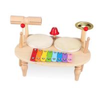 Kisangel Mini Percussioni Xilofono e Tamburello Per Educazione Per e Adulti La Creatività e