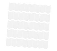 Kisangel Mini Steccato Plastica Giardino Bianco Recinzione PP Resistente per Decorazione Paesaggistica Te per Cortili Ristoranti e Hotel