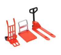 Kisangel Miniatura Di Piattaforma Sollevatore Miniatura Puleggia Manuale Piccolo Attrezzo Da Costruzione Miniature Di Strumenti Mobili Elevatore