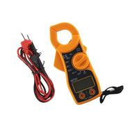 Kisangel Multitester Digitale Pinza Amperometrica Mini Compatto con Display LCD e Funzione Buzzer Protezione Sovraccarico per Misura e Tensione Ac Dc Strumento Tester Colore Colore Casuale