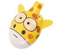 Kisangel Ocarina in Ceramica a Forma Giraffa 6 Fori Educativo per Bambini Creativo per Amanti della Portachiavi Leggero e Facile da Trasportare