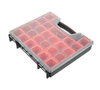 Kisangel Organizer con Scomparti in Plastica per Bulloni e Perni Contenitore Comparto per Piccoli Componenti Scatola Salva Spazio per Utensili e Perline Multifunzione per Cucina e Ufficio