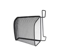 Kisangel Organizer in Ferro Nero da Scrivania Resistente alla Pressione Cestino Portaoggetti Salvaspazio Multifunzione per Ufficio e Studio