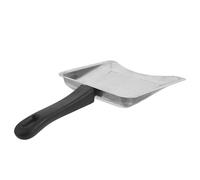 Kisangel Paletta Profilo Inossidabile Kebab per Metallo e Plastica in Argento Curvo e Impugnatura Ergonomica Riduce Affaticamento e Sporco per Barbecue Commerciali e Feste All'aperto