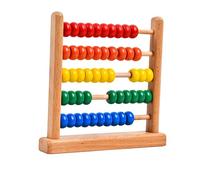 Kisangel Pallottoliere Legno per Strumento Didattico per Aritmetica e Contabilità Educativo per Sviluppo delle Competenze Matematiche Design con per Apprendimento