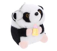 Kisangel Panda Peluche Morbido Cartoon con Portachiavi Animale in Morbido Piccolo Panda per Regali e Decorazioni