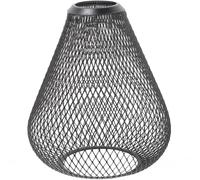 Kisangel Paralume Sospensione Gabbia in Ferro Forma di Goccia per Lampada Nuda Design Vuoto Classico Copertura Lampada Vintage per Cucina Ufficio e Soggiorno Facile da Installare Nero