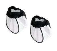 Kisangel Paralumi per Flash Fotografici Coprilampada Professionale Bianco 2 Pezzi Diffusori Morbidi per Effetti Luce Spot e Riempimento Accessori per Fotografia Amatori e Professionisti