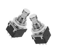 Kisangel Pedale per Effetti Singoli Chitarra Interruttore a Pedale 3dpt a 9 Pin, Set da 2 Pezzi Nero, Accessori Compatibili per Pedali Modulazione, per Esercitazioni e Colore Casuale