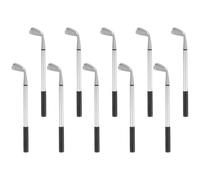 Kisangel Penna Decoratrice per Festa Scuola Decor in Lega di Alluminio Resistente 10 Pezzi a Forma di Mazza da Golf per Ufficio e Appassionati di Golf