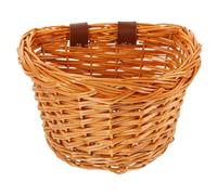 Kisangel per per Piccole Wicker Rimovibile per Manubrio Contenitore Stoccaggio Fatto Mano Vimini Naturale Colore Cinghia Casual Colore Casuale Colore Casuale