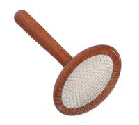Kisangel Pettine Per Toelettatura Legno Per Cani Con Denti Inossidabili Comb Per Grooming Ergonomico e Resistente Rimozione Pelo e Nodi Per Razze Per e Retriever