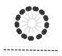 Kisangel Picchetti u per Giardinaggio Chiodi di Fissaggio u Rondella per Recinzioni Tende Tettoie e Tubi da Giardino