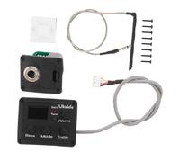 Kisangel Pickup Ukulele Piezoelettrico Bande con Preamp Ed Equalizzatore Digitale Sintonizzatore LCD Integrato per Chitarra Acustica e Strumenti Musicali per Palco e Pratica Domestica