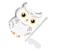 Kisangel Pinata Gufo con Coriandoli Benda e Bastone Decorazioni Animali della Giungla per Compleanni Halloween e Shower