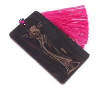 Kisangel Placca Porta Plettri Guzheng in Sandalo Antico Tavoletta Conserva Plettri per Guzheng e Pipa Naturale Leggero e Resistente Adatta per Adulti Design Elegante e Colore