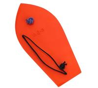 Kisangel Plastica Piastra da Traina per Pesca, 150mm Arancia | Compatta e Facile da Portare, Superficie Liscia, Due Corde Incluse, per Traina e Pesca in Mare