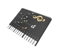 Kisangel Porta Spartiti Musicali con Trasparenti Raccoglitore per Documenti per Pianisti e Musicisti Ampia Capacità e Materiali Resistenti Organizer Pratico per Spartiti e File per Ufficio