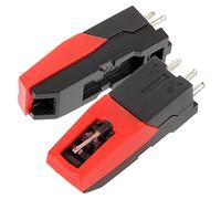 Kisangel Puntina Per Giradischi in Plastica 2 Pezzi, Ago Dello Stilo Piezoelettrico Resistente, Compatibile Pickup Standard, Sostituzione Facile Senza Attrezzi Per Giradischi Vinile Vintage