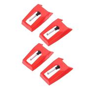 Kisangel Puntine Per Giradischi in Alluminio Attacco Stilo Set Da 4 Pezzi Pickup Per Eccellente Capacità Tracciamento e Installazione Facile