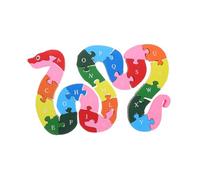 Kisangel Puzzle Educativo Legno Con Lettere Gioco Montessori Per Apprendimento Alfabeto Sviluppo Cognitivo e Abilità Motorie Giocattolo Portatile Per Attività Collaborativa